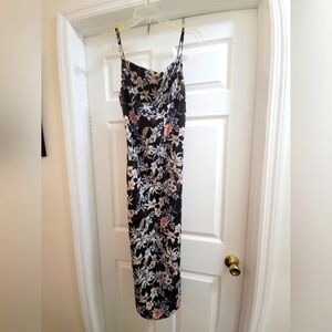 Floral Spaghetti Strap Maxi Dress